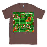 Chestnut american football megaphone and game seamless pattern Classic Tee - BundleAndBundleShop