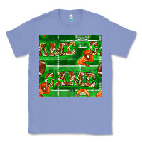 Colony Blue american football megaphone and game seamless pattern Classic Tee - BundleAndBundleShop