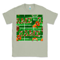 Matcha american football megaphone and game seamless pattern Classic Tee - BundleAndBundleShop