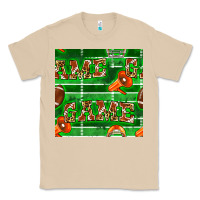 Mushroom american football megaphone and game seamless pattern Classic Tee - BundleAndBundleShop
