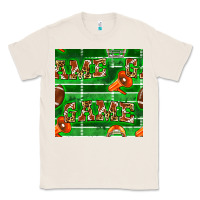 Natural american football megaphone and game seamless pattern Classic Tee - BundleAndBundleShop