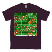Plum american football megaphone and game seamless pattern Classic Tee - BundleAndBundleShop