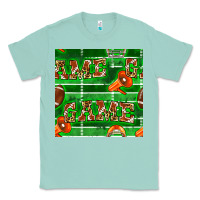 Seafoam american football megaphone and game seamless pattern Classic Tee - BundleAndBundleShop