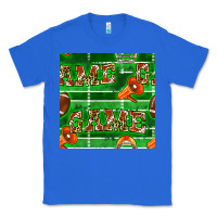 True Royal american football megaphone and game seamless pattern Classic Tee - BundleAndBundleShop