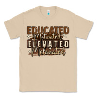 Mushroom educated motivated elevated melanated Classic Tee - MaliasSmallBusiness