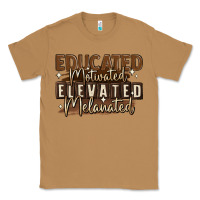Toasted Coconut educated motivated elevated melanated Classic Tee - MaliasSmallBusiness