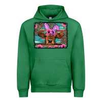 Emerald easter floral leopard cow Urban Hoodie - Jasminsmagicworld