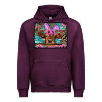 Mauve Wine easter floral leopard cow Urban Hoodie - Jasminsmagicworld