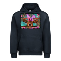 Navy easter floral leopard cow Urban Hoodie - Jasminsmagicworld