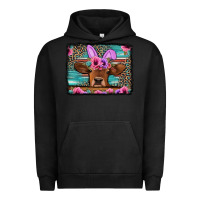 Pigment Black easter floral leopard cow Urban Hoodie - Jasminsmagicworld