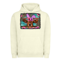 Pigment Pistachio easter floral leopard cow Urban Hoodie - Jasminsmagicworld