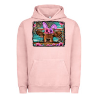 Pigment Salmon easter floral leopard cow Urban Hoodie - Jasminsmagicworld