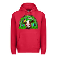 Cardinal st patricks cow rainbow Premium Hoodie - Artiststas
