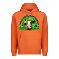 Carrot st patricks cow rainbow Premium Hoodie - Artiststas