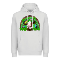 Dove Grey st patricks cow rainbow Premium Hoodie - Artiststas