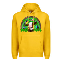Lemon st patricks cow rainbow Premium Hoodie - Artiststas