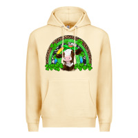 Pina Colada st patricks cow rainbow Premium Hoodie - Artiststas