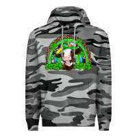 Slate Camo st patricks cow rainbow Premium Hoodie - Artiststas