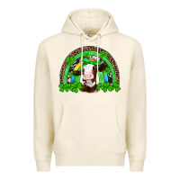 Tofu st patricks cow rainbow Premium Hoodie - Artiststas