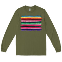 Army Green serape Long Sleeve Tee - BarkalooDesign