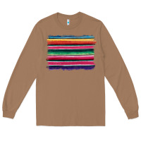 Toasted Coconut serape Long Sleeve Tee - BarkalooDesign