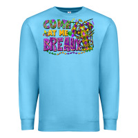 Ocean Blue come at me breaux Premium Sweatshirt - FaDigitalArtStudio
