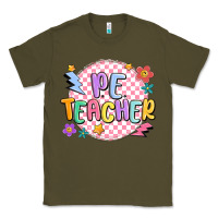 Army Green pe teacher Classic Tee - MaliasSmallBusiness