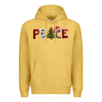 Antique Gold peace christmas Premium Hoodie - AdoDesignShop