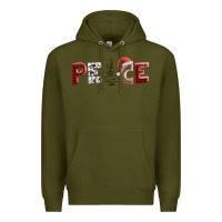 Army Green peace christmas Premium Hoodie - AdoDesignShop