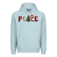 Blue Mist peace christmas Premium Hoodie - AdoDesignShop