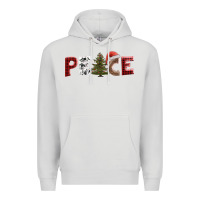 Dove Grey peace christmas Premium Hoodie - AdoDesignShop