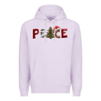 Lilac peace christmas Premium Hoodie - AdoDesignShop