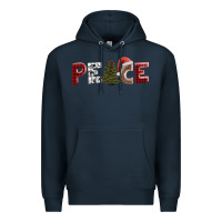 Navy peace christmas Premium Hoodie - AdoDesignShop