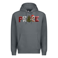 Rock peace christmas Premium Hoodie - AdoDesignShop