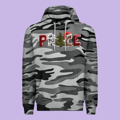 Peace Christmas Premium Hoodie Designed By Adodesignshop