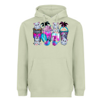 Matcha hippopotamus coffee cups Heavyweight Hoodie - Zillion Design Studio