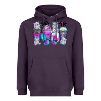 Plum hippopotamus coffee cups Heavyweight Hoodie - Zillion Design Studio