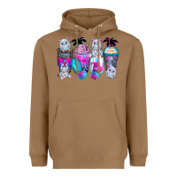 Toasted Coconut hippopotamus coffee cups Heavyweight Hoodie - Zillion Design Studio