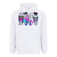 White hippopotamus coffee cups Heavyweight Hoodie - Zillion Design Studio