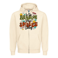 Sandshell be the reason someone smiles today Zipper Hoodie - MaliasSmallBusiness