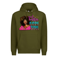 Army Green mad hustler dope soul Premium Hoodie - AdoDesignShop