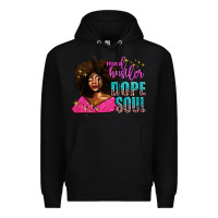 Black mad hustler dope soul Premium Hoodie - AdoDesignShop