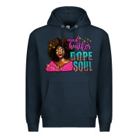Navy mad hustler dope soul Premium Hoodie - AdoDesignShop