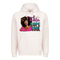 Pale Pink mad hustler dope soul Premium Hoodie - AdoDesignShop