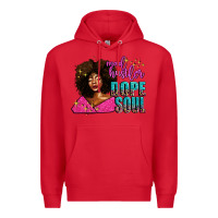 Red mad hustler dope soul Premium Hoodie - AdoDesignShop