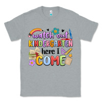 Heather Grey watch out kindergarten here i come Classic Tee - MaliasSmallBusiness