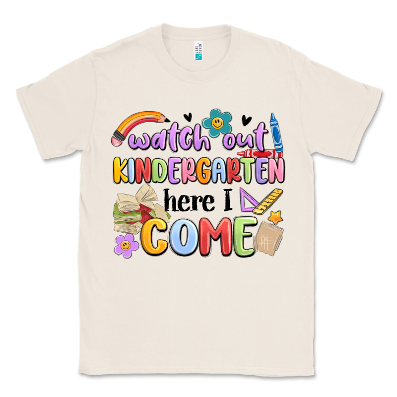 Watch Out Kindergarten Here I Come Classic Tee by MaliasSmallBusiness | Teevron