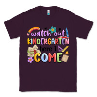 Plum watch out kindergarten here i come Classic Tee - MaliasSmallBusiness
