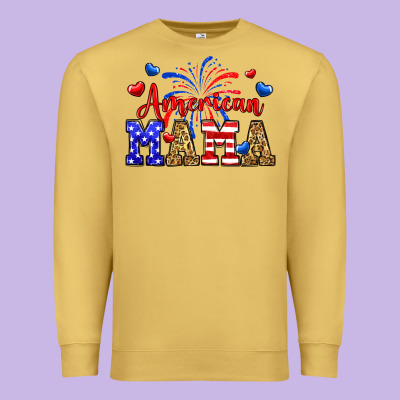 American Mama Premium Sweatshirt Designed By Neo Western