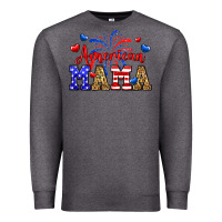 Charcoal Heather American mama Premium Sweatshirt - Neo Western